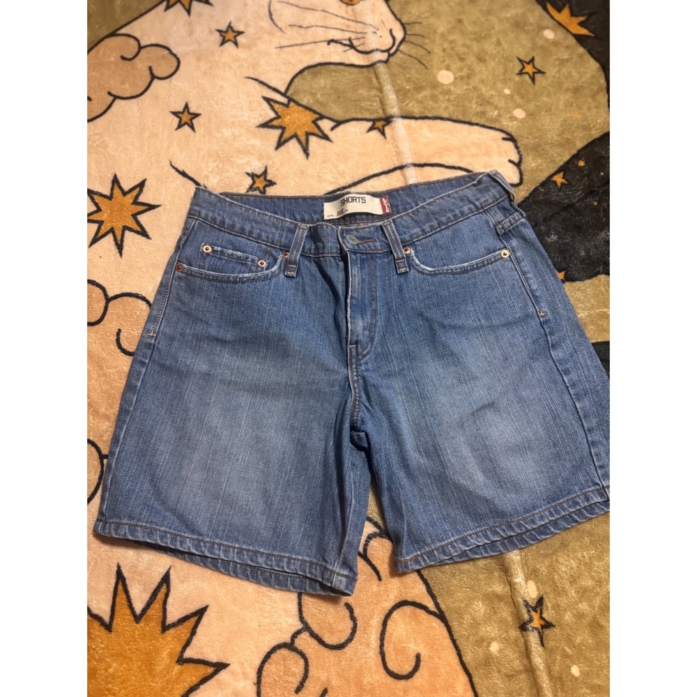Levi's 515 Denim Shorts Women's Size 8 Blue Jean Shorts Casual